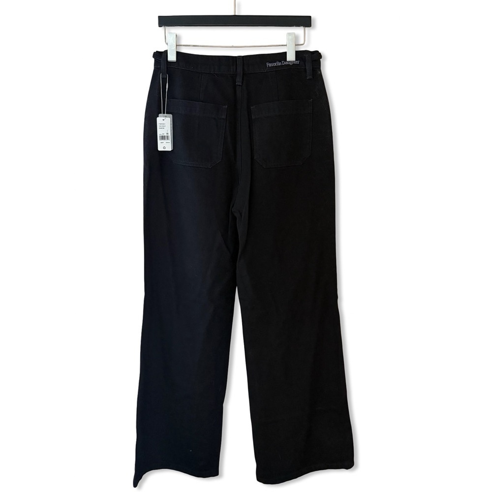 Favorite Daughter The Fancy Black Flare Jeans wide leg denim pants NWT 31 - Picture 12 of 16